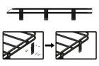 Bagageiro INOX Hilux (1997 - 2004)