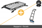 Combo Pajero TR4 INOX (Bagageiro + Escada)